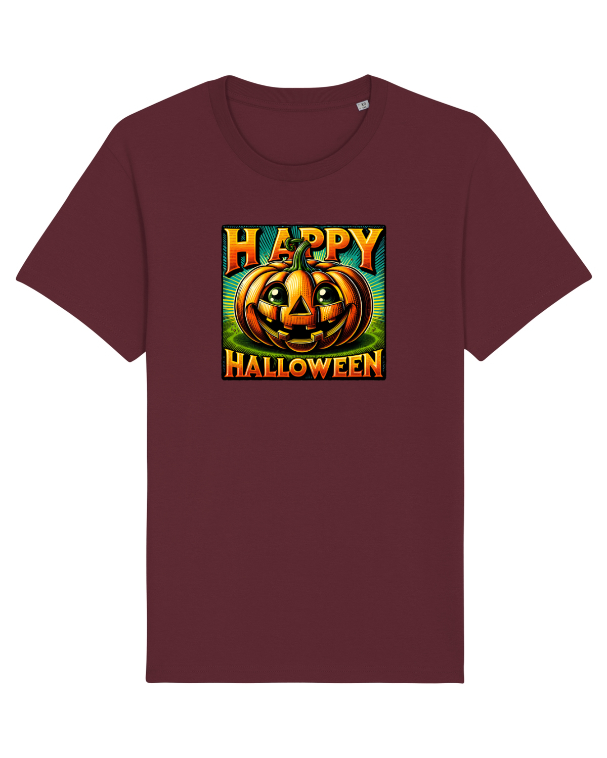 Tricou mânecă scurtă Unisex Rocker Burgundy