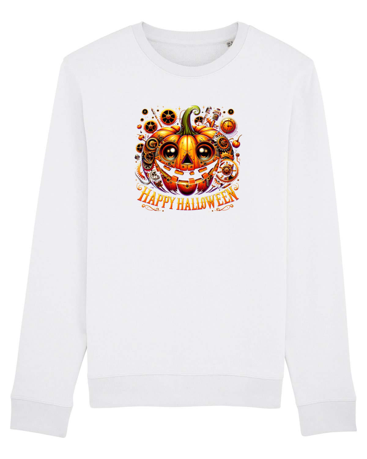 Bluză mânecă lungă Unisex Rise White