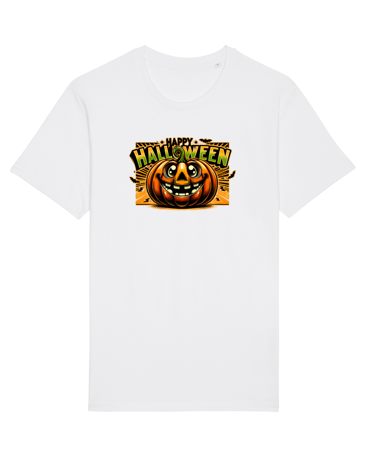 Tricou mânecă scurtă Unisex Rocker White