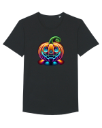 DOVLEAC NEON Tricou mânecă scurtă guler larg Bărbat Skater