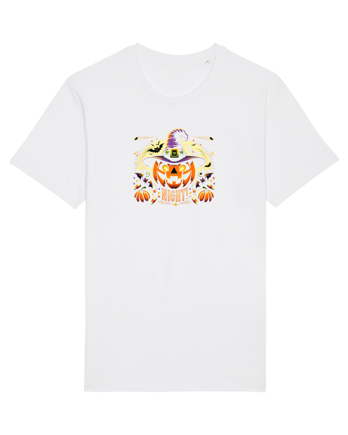 Tricou mânecă scurtă Unisex Rocker White