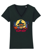 SCARY NIGHT - VRAJITOR & DOVLECI Tricou mânecă scurtă guler V Damă Evoker