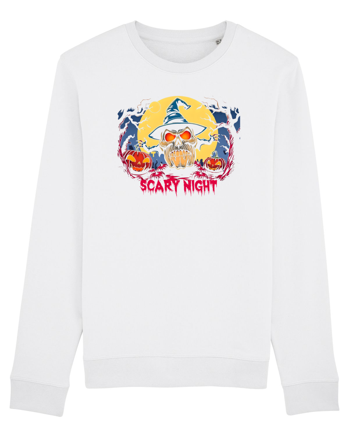 Bluză mânecă lungă Unisex Rise White