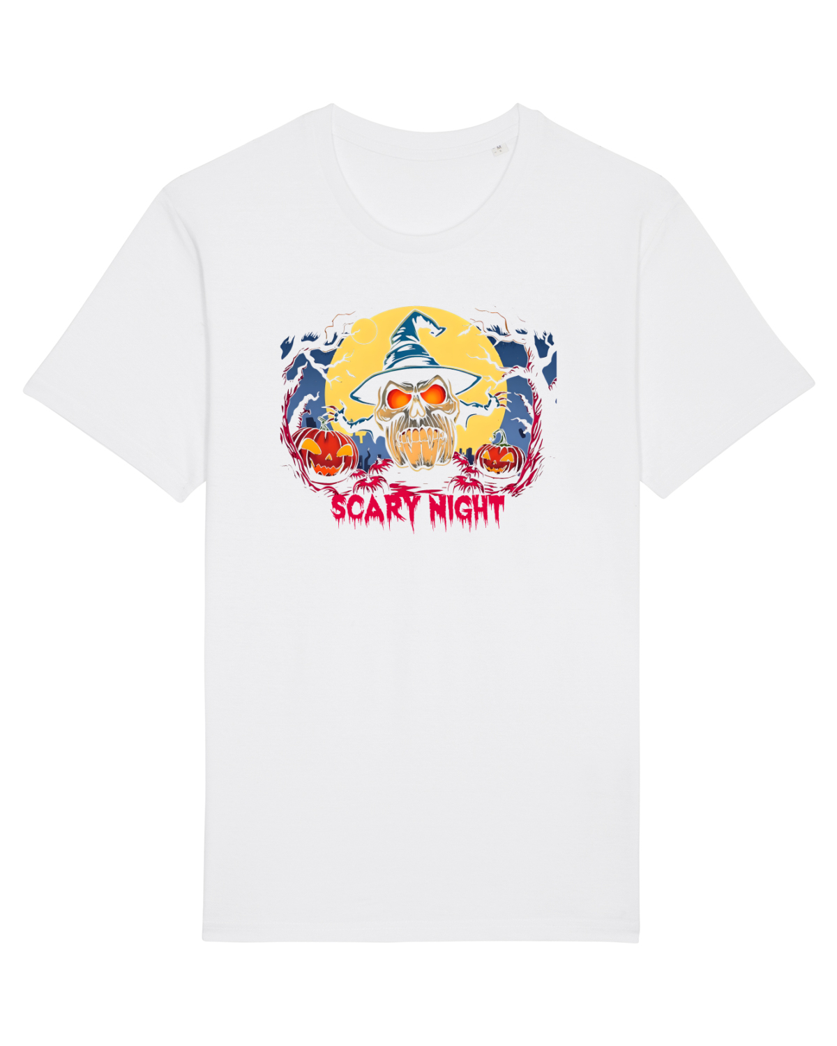 Tricou mânecă scurtă Unisex Rocker White