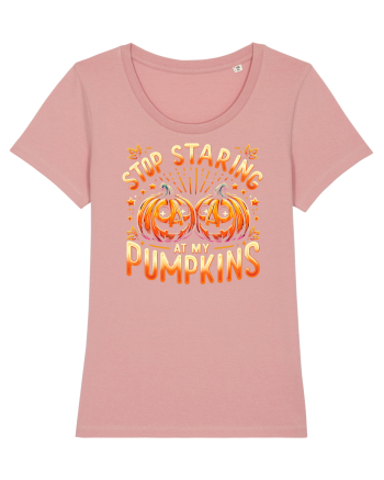STOP STARING AT MY PUMPKINS - NU TE MAI UITA LA DOVLECII MEI Canyon Pink