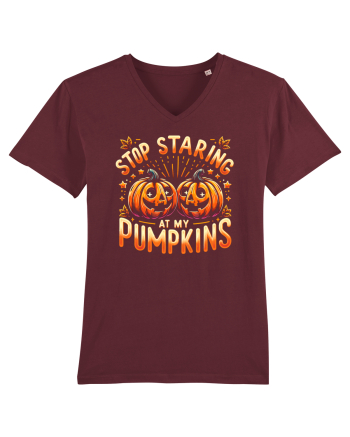 STOP STARING AT MY PUMPKINS - NU TE MAI UITA LA DOVLECII MEI Burgundy