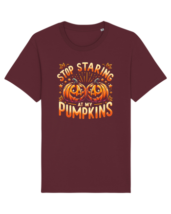STOP STARING AT MY PUMPKINS - NU TE MAI UITA LA DOVLECII MEI Burgundy