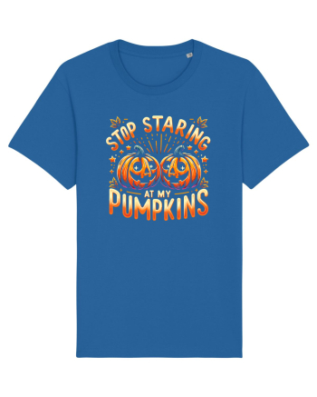 STOP STARING AT MY PUMPKINS - NU TE MAI UITA LA DOVLECII MEI Royal Blue