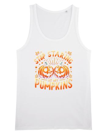 STOP STARING AT MY PUMPKINS - NU TE MAI UITA LA DOVLECII MEI White