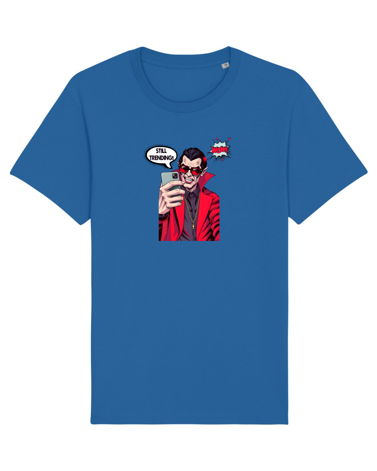 Tricou mânecă scurtă Unisex Rocker Royal Blue