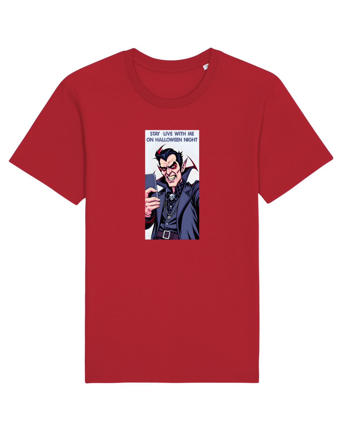 Tricou mânecă scurtă Unisex Rocker Red