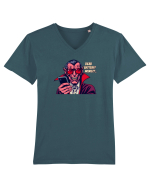 DRACULA - DEAD BATTERY? NOOOO! Tricou mânecă scurtă guler V Bărbat Presenter