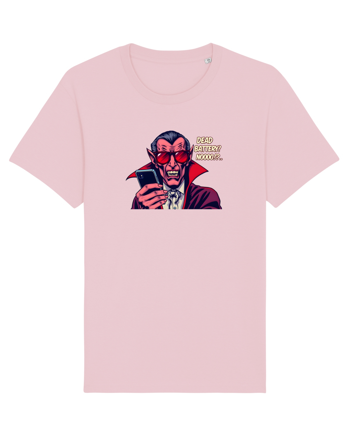 Tricou mânecă scurtă Unisex Rocker Cotton Pink