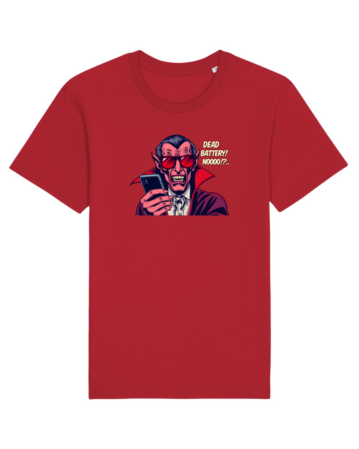 Tricou mânecă scurtă Unisex Rocker Red