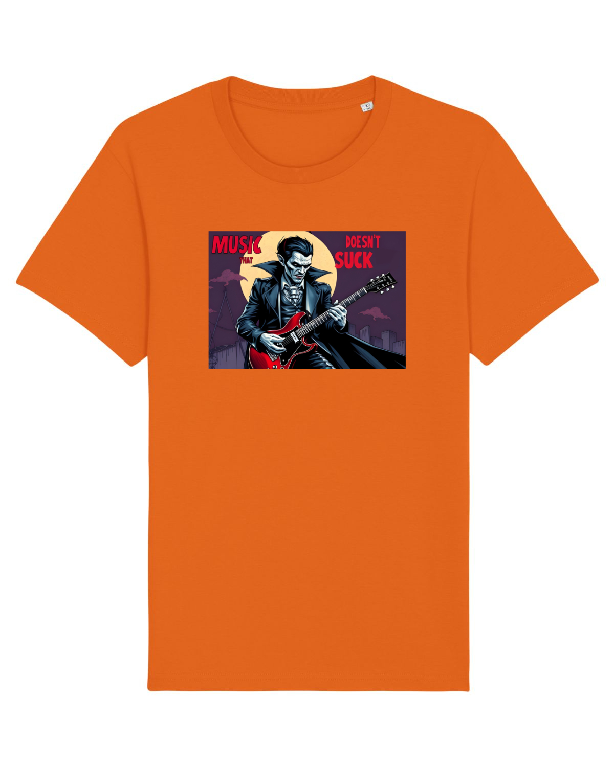 Tricou mânecă scurtă Unisex Rocker Bright Orange