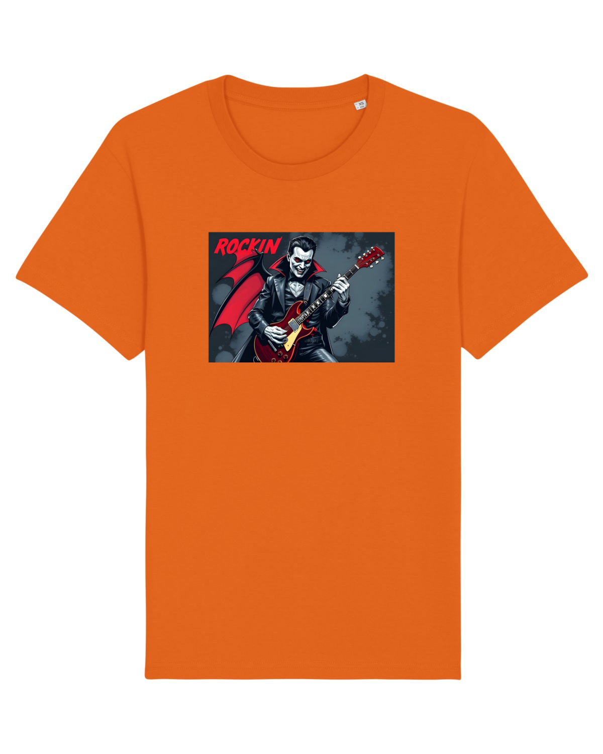 Tricou mânecă scurtă Unisex Rocker Bright Orange