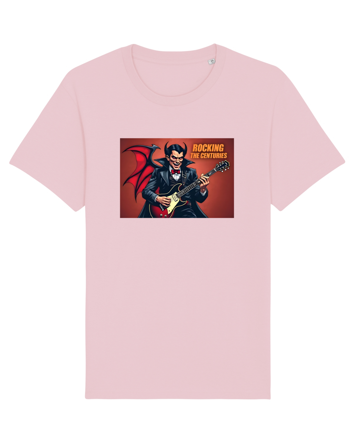 Tricou mânecă scurtă Unisex Rocker Cotton Pink