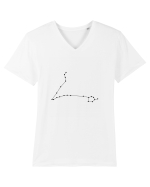 Zodia şi constelaţia Peştilor Tricou mânecă scurtă guler V Bărbat Presenter