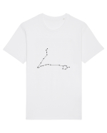 Zodia şi constelaţia Peştilor Tricou mânecă scurtă Unisex Rocker