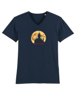 DRACULA`S CASTLE Tricou mânecă scurtă guler V Bărbat Presenter