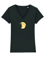 HALLOWEEN - LUP URLAND Tricou mânecă scurtă guler V Damă Evoker