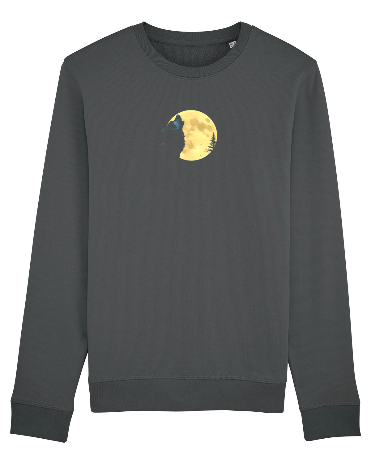Bluză mânecă lungă Unisex Rise Anthracite
