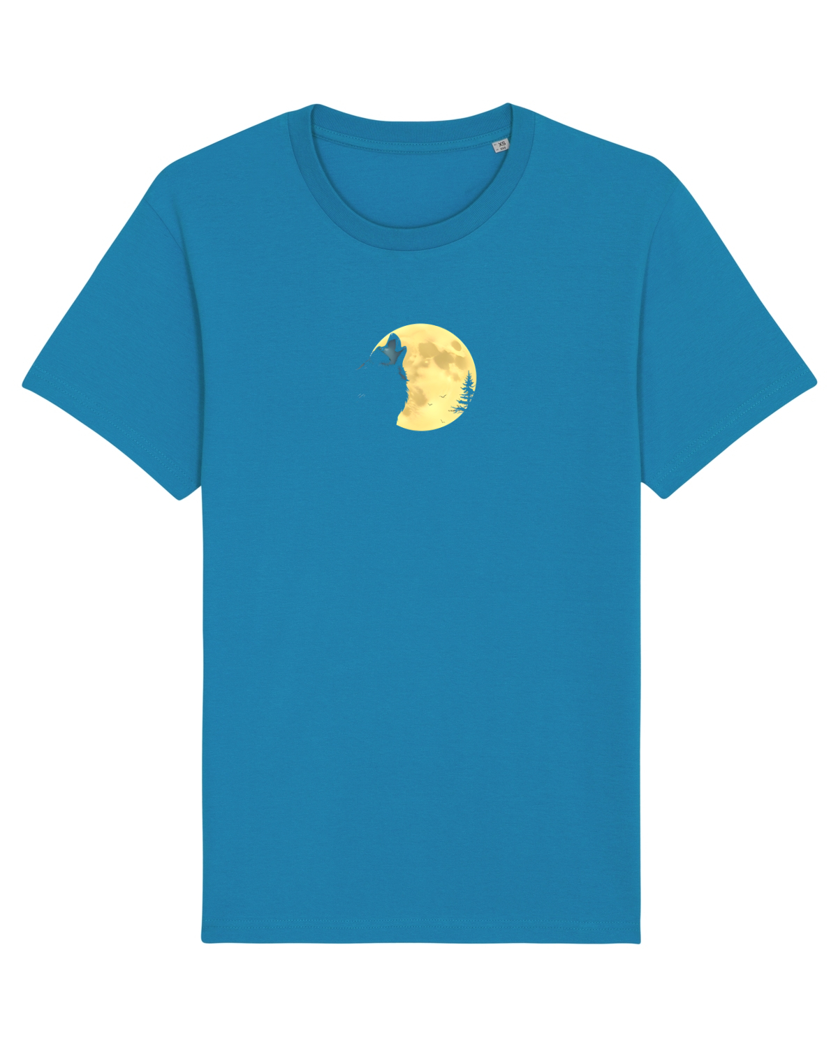 Tricou mânecă scurtă Unisex Rocker Azur