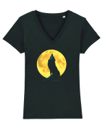 HALLOWEEN - LUP URLAND 2 Tricou mânecă scurtă guler V Damă Evoker
