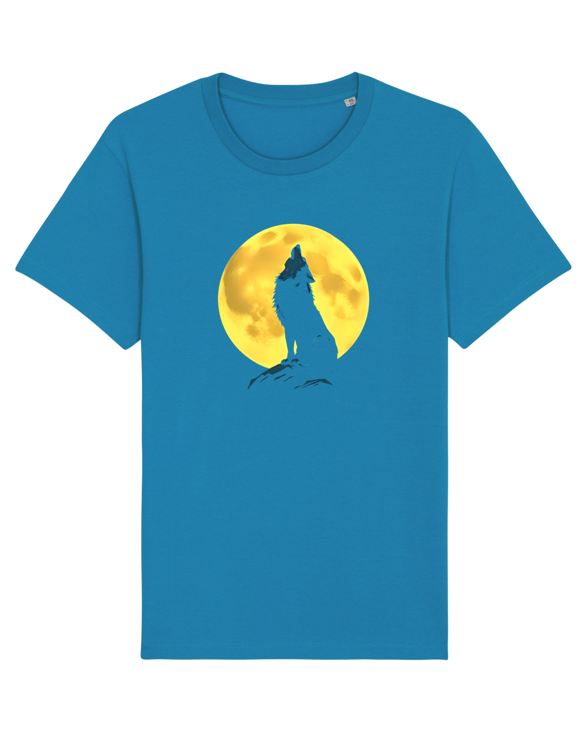 Tricou mânecă scurtă Unisex Rocker Azur