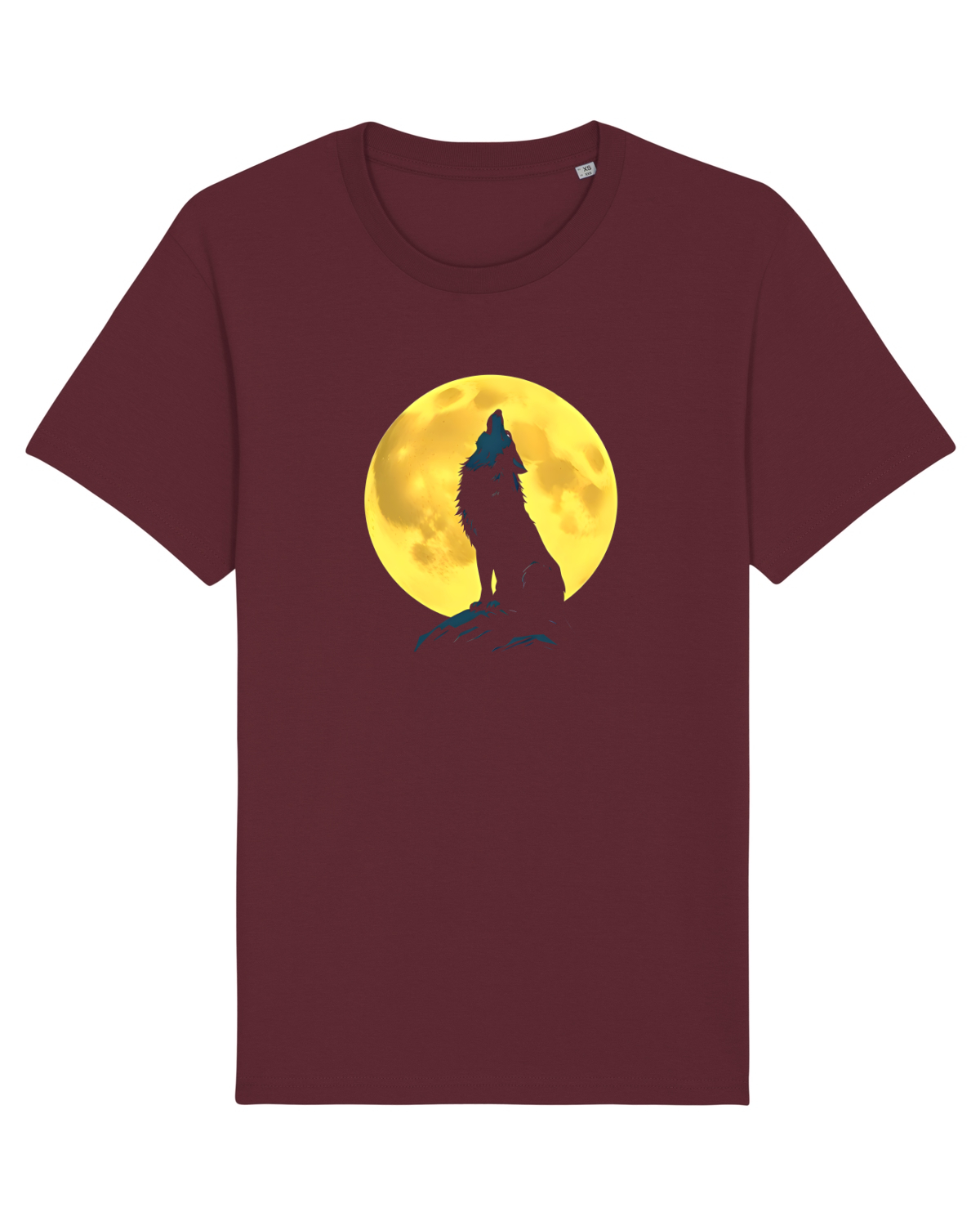 Tricou mânecă scurtă Unisex Rocker Burgundy
