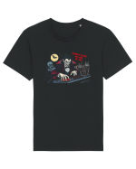 HALLOWEEN -  DRACULA DJ  & LUPI URLAND  & SCHELET Tricou mânecă scurtă Unisex Rocker