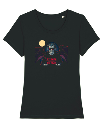 HALLOWEEN -  DRACULA  - STREAMING THROUGH THE NIGHT Black