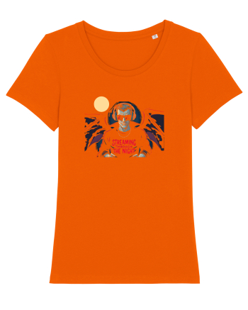 HALLOWEEN -  DRACULA  - STREAMING THROUGH THE NIGHT Bright Orange