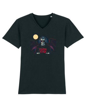 HALLOWEEN -  DRACULA  - STREAMING THROUGH THE NIGHT Black