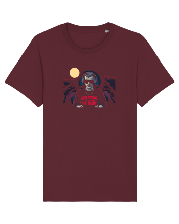 HALLOWEEN -  DRACULA  - STREAMING THROUGH THE NIGHT Burgundy