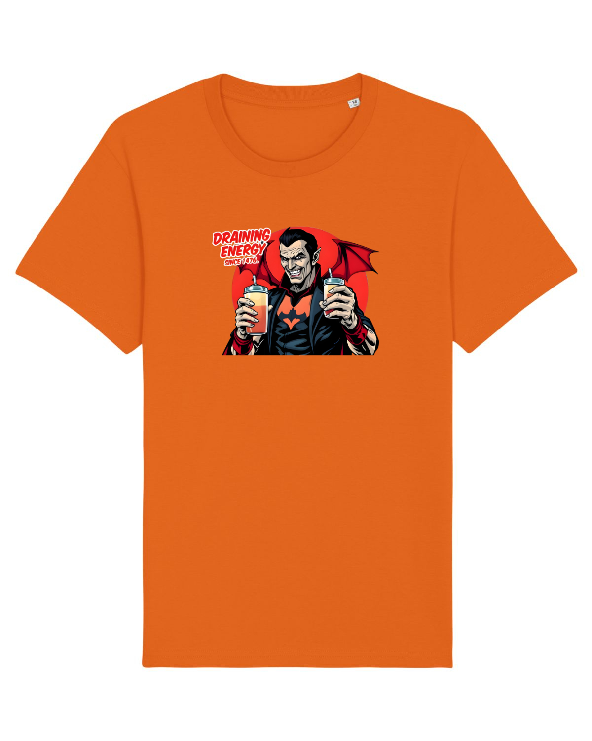 Tricou mânecă scurtă Unisex Rocker Bright Orange