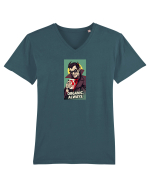 DRACULA   - ORGANIC ALWAYS Tricou mânecă scurtă guler V Bărbat Presenter