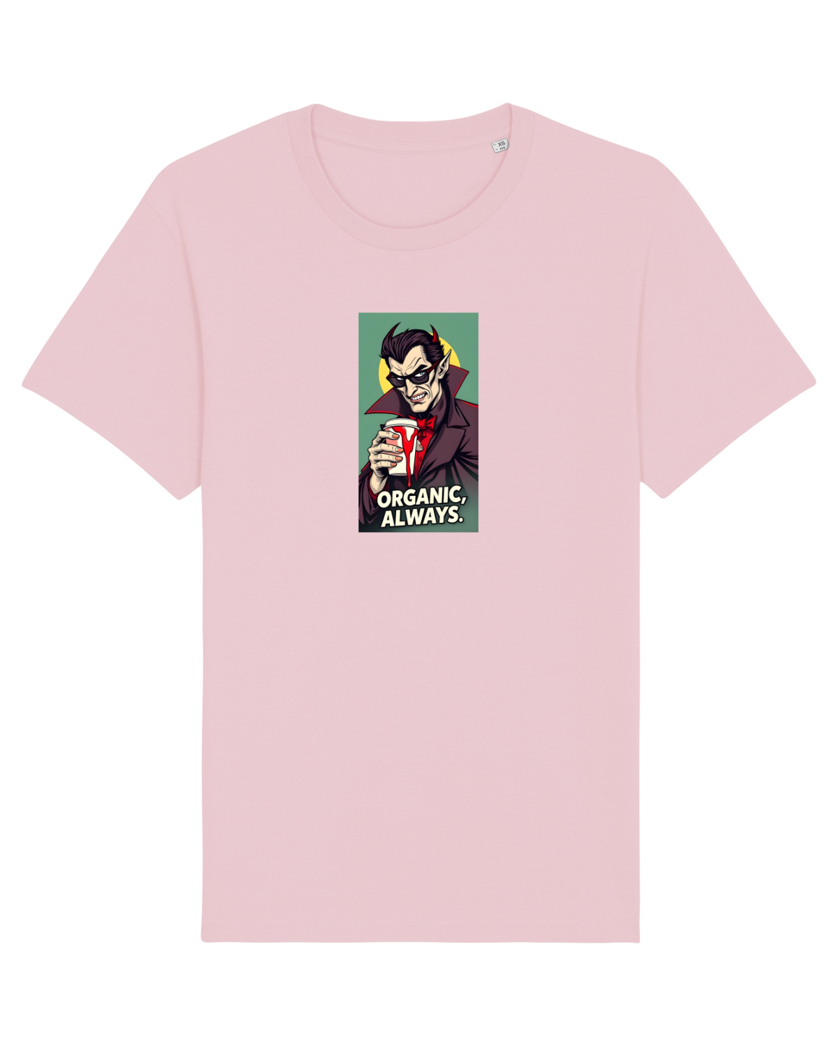 Tricou mânecă scurtă Unisex Rocker Cotton Pink