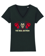 DRACULA   -  THE REAL BATMAN 2 Tricou mânecă scurtă guler V Damă Evoker