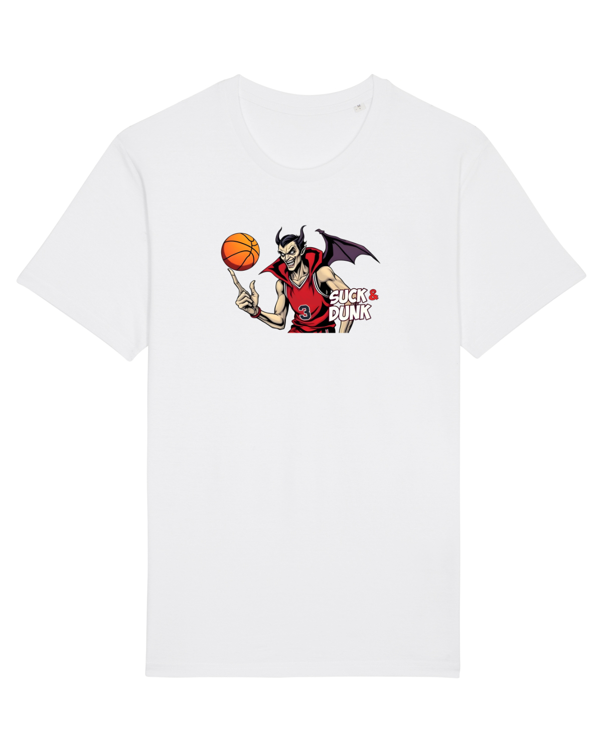 Tricou mânecă scurtă Unisex Rocker White