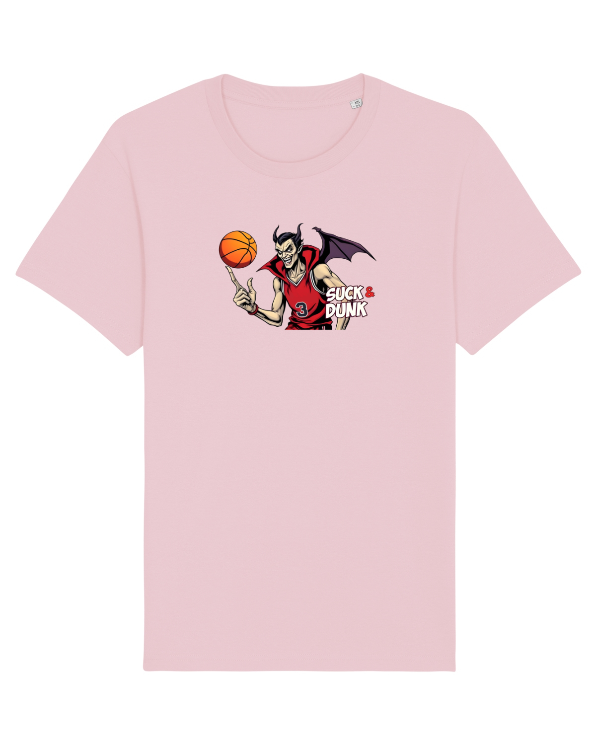 Tricou mânecă scurtă Unisex Rocker Cotton Pink