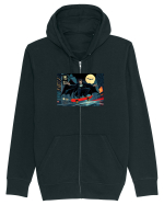 DRACULA    SKATER Hanorac cu fermoar Unisex Connector
