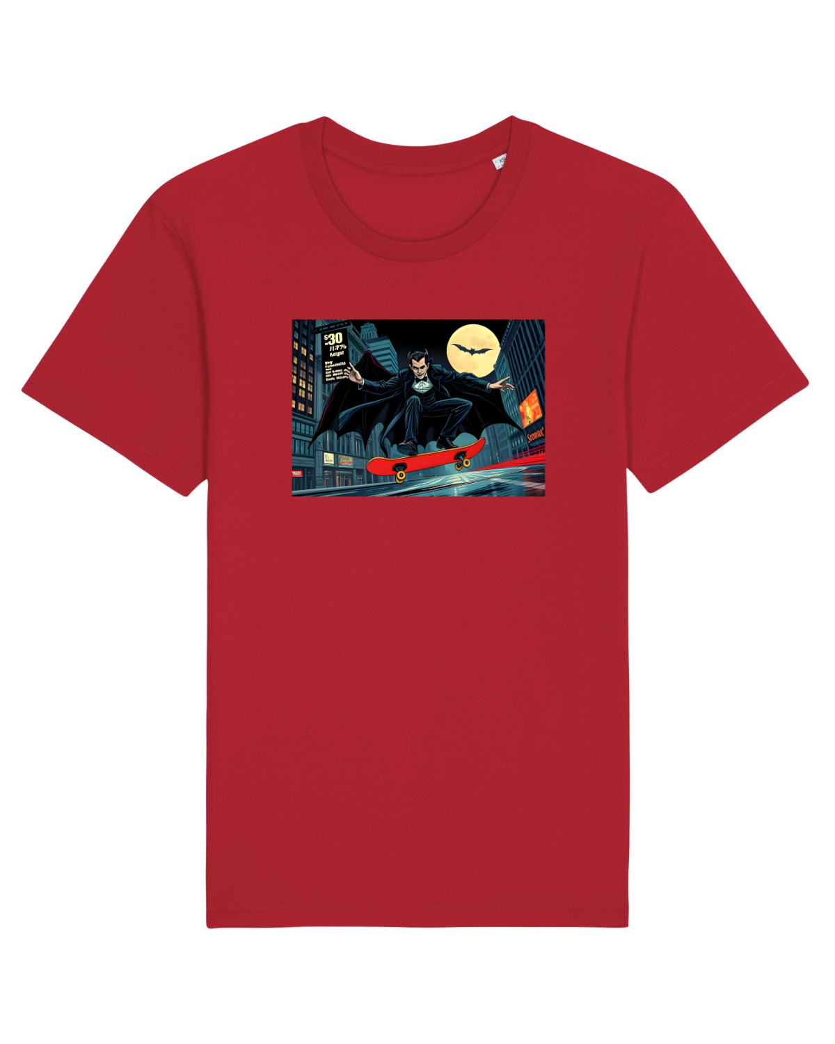 Tricou mânecă scurtă Unisex Rocker Red