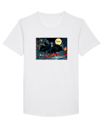 DRACULA    SKATER Tricou mânecă scurtă guler larg Bărbat Skater