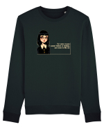 Wednesday  - For some reason... you like me - citat  Bluză mânecă lungă Unisex Rise