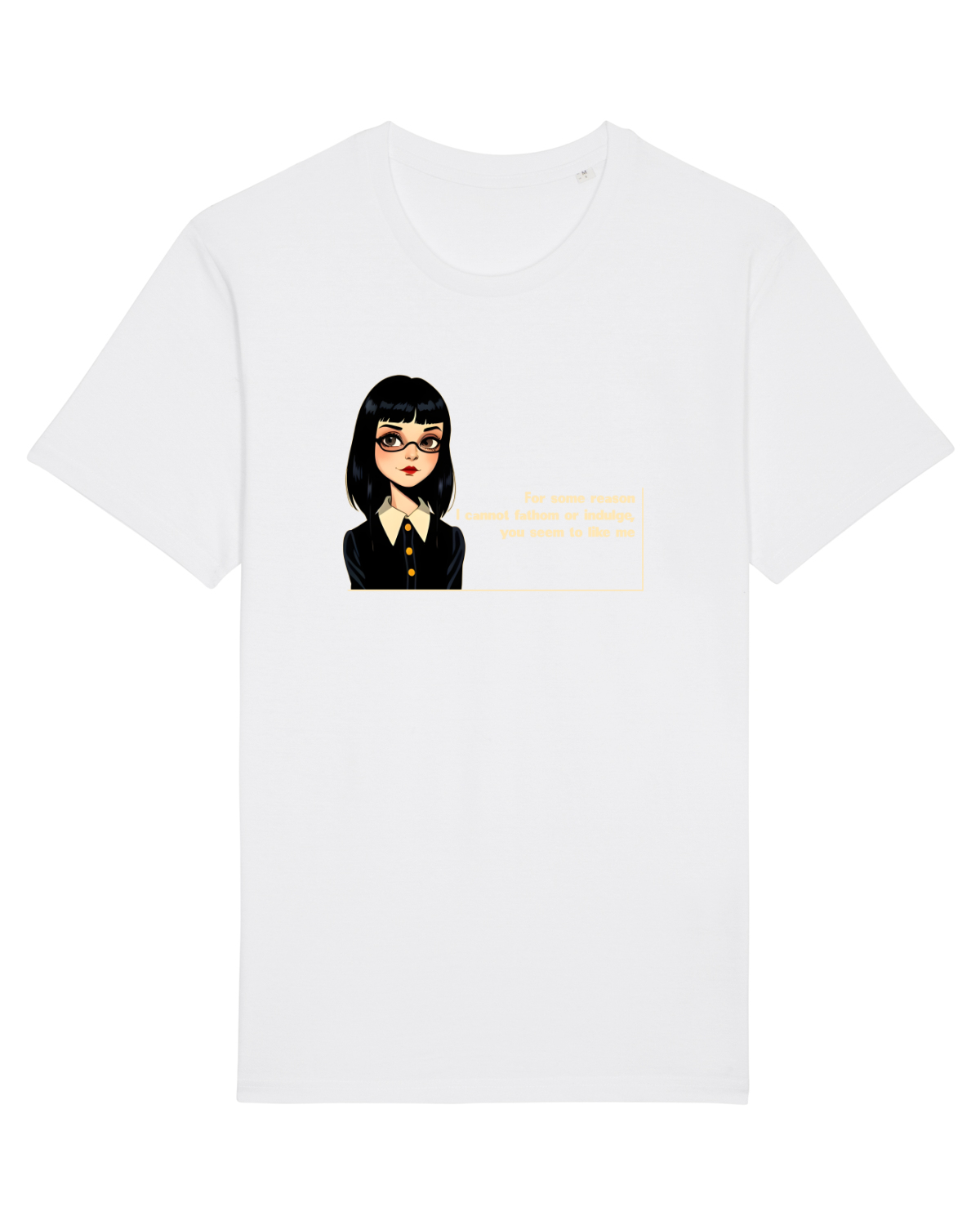 Tricou mânecă scurtă Unisex Rocker White
