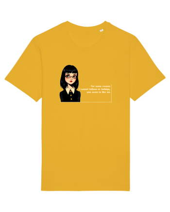 Wednesday  - For some reason... you like me - citat  Spectra Yellow