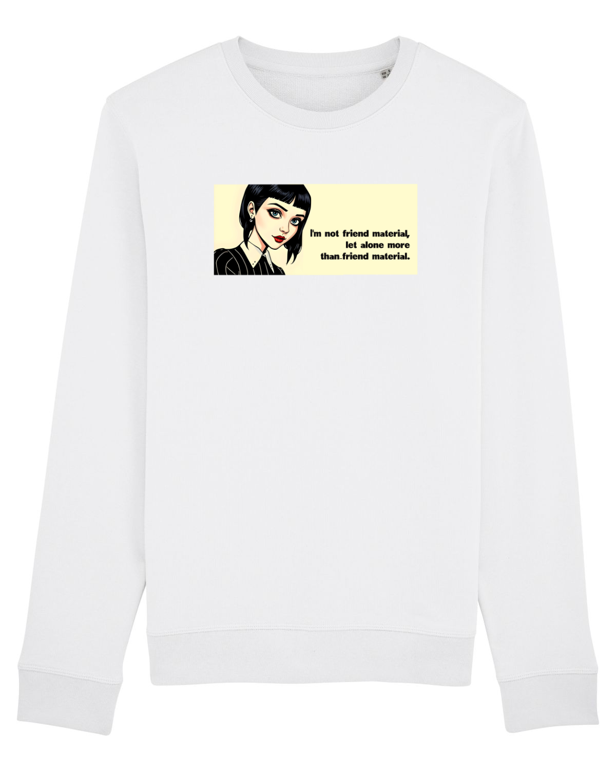 Bluză mânecă lungă Unisex Rise White
