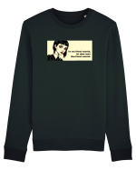 Wednesday  - Not friend material - citat  Bluză mânecă lungă Unisex Rise