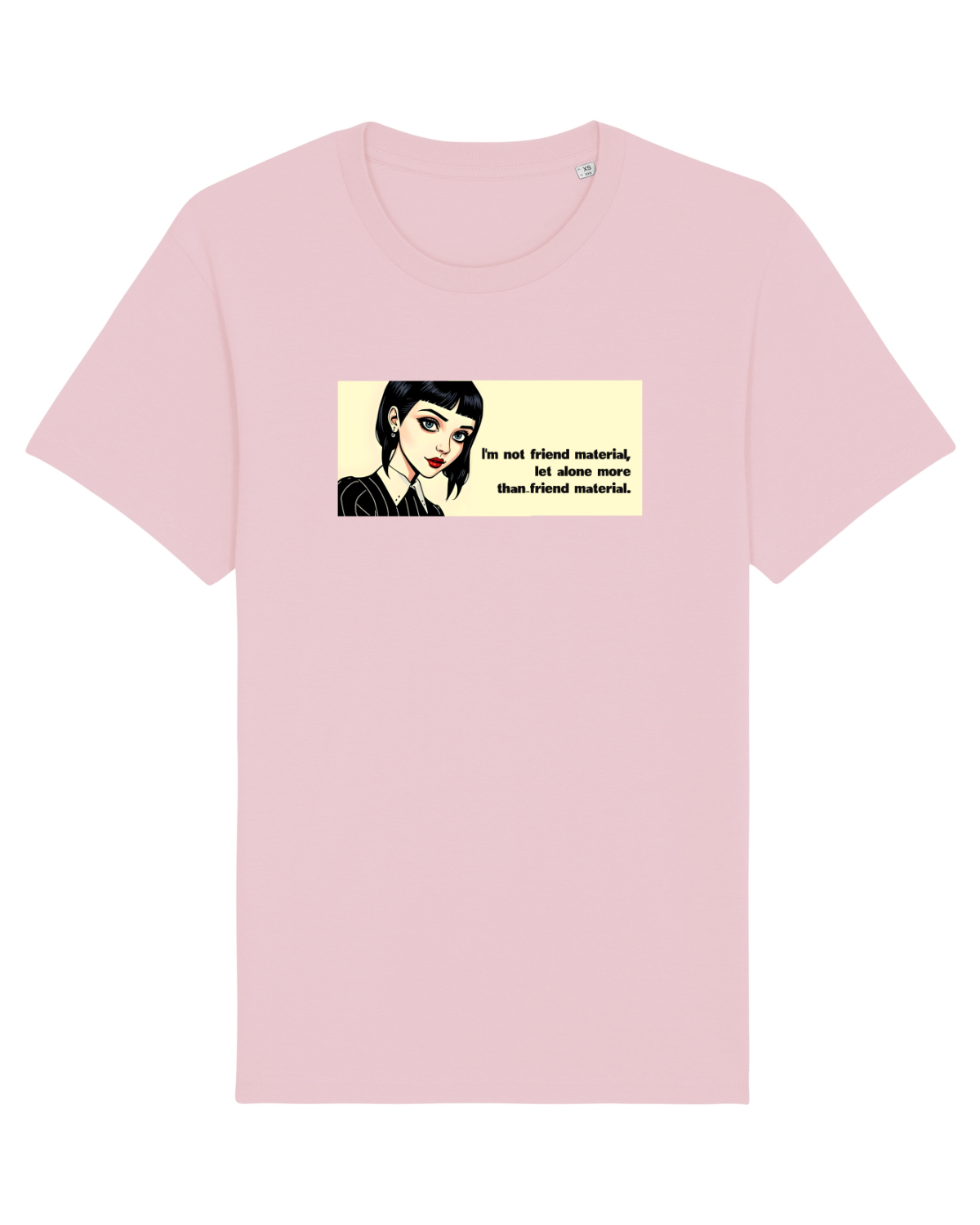 Tricou mânecă scurtă Unisex Rocker Cotton Pink